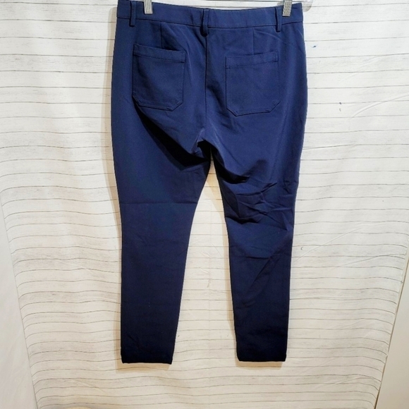Theory Dantey Mandatory Dark Navy Pants, SZ 10 - Picture 6 of 8